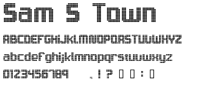 Sam_s Town font